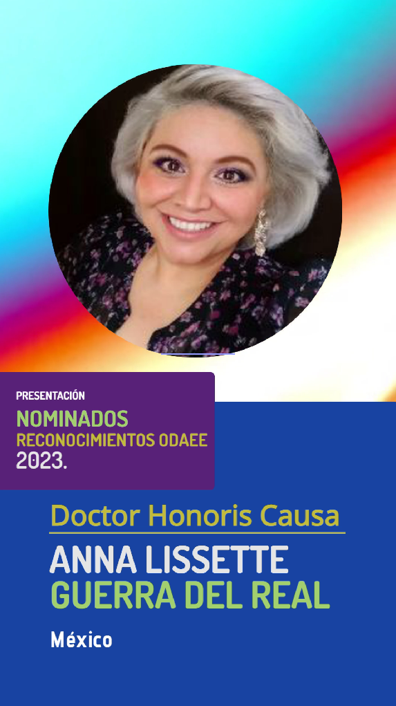 Anna Lissette Guerra del Real, Doctor Honoris Causa en Filosofía de la Educación (ODAEE) 2023