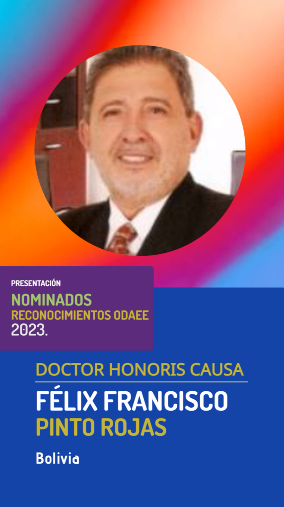 Félix Francisco Pinto Rojas, Doctor Honoris Causa en Derechos Humanos para la Paz (ODAEE) 2023