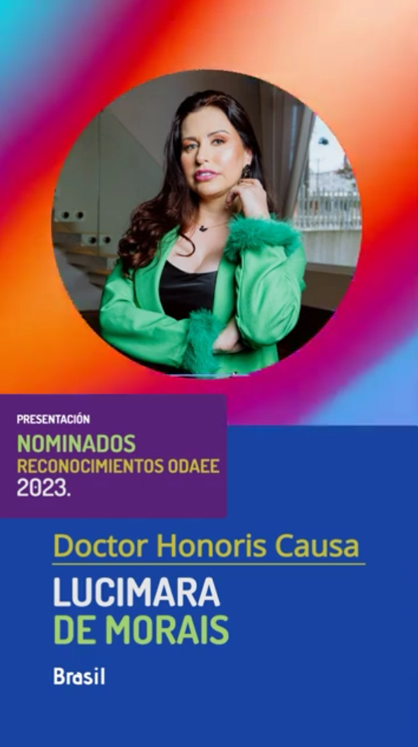 Lucimara de Morais, Doctor Honoris Causa en Filosofia de la Educación (ODAEE) 2023
