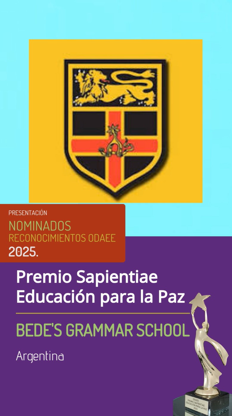 Bede's Grammar School nominada al Premio Sapientiae de Educación para la Paz, ODAEE 2025
