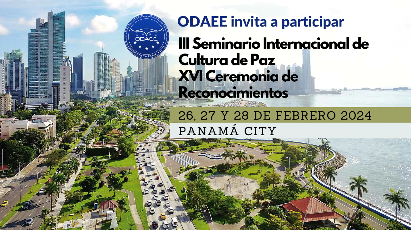 III Seminario Internacional de Cultura de Paz Dias 26 y 27 de febrero de 2024 Ciudad de Panama